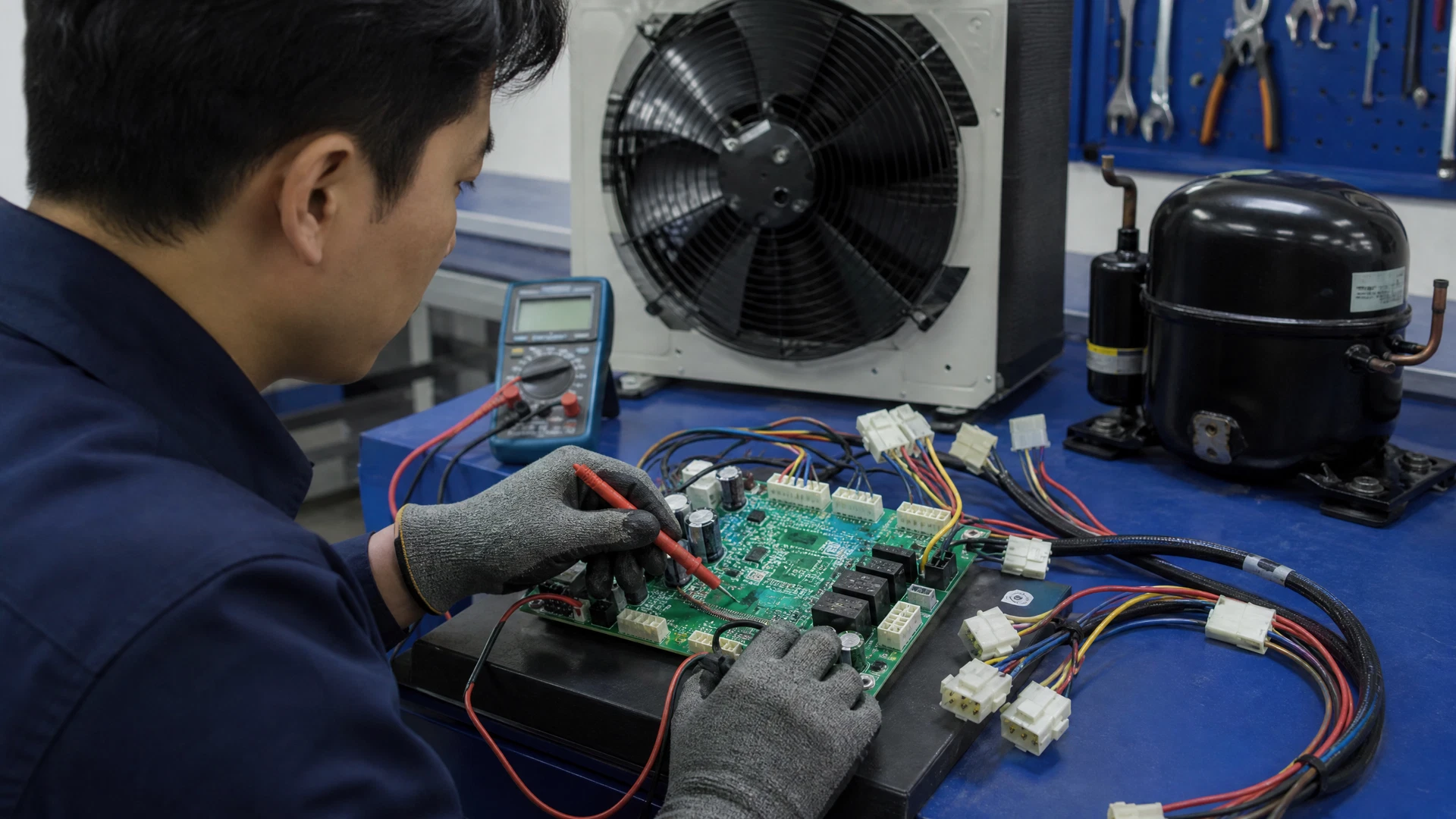 냉동고 PCB 수리, 온도 유지 실패의 제어 원인을 확인합니다 기술 진단 이미지 2